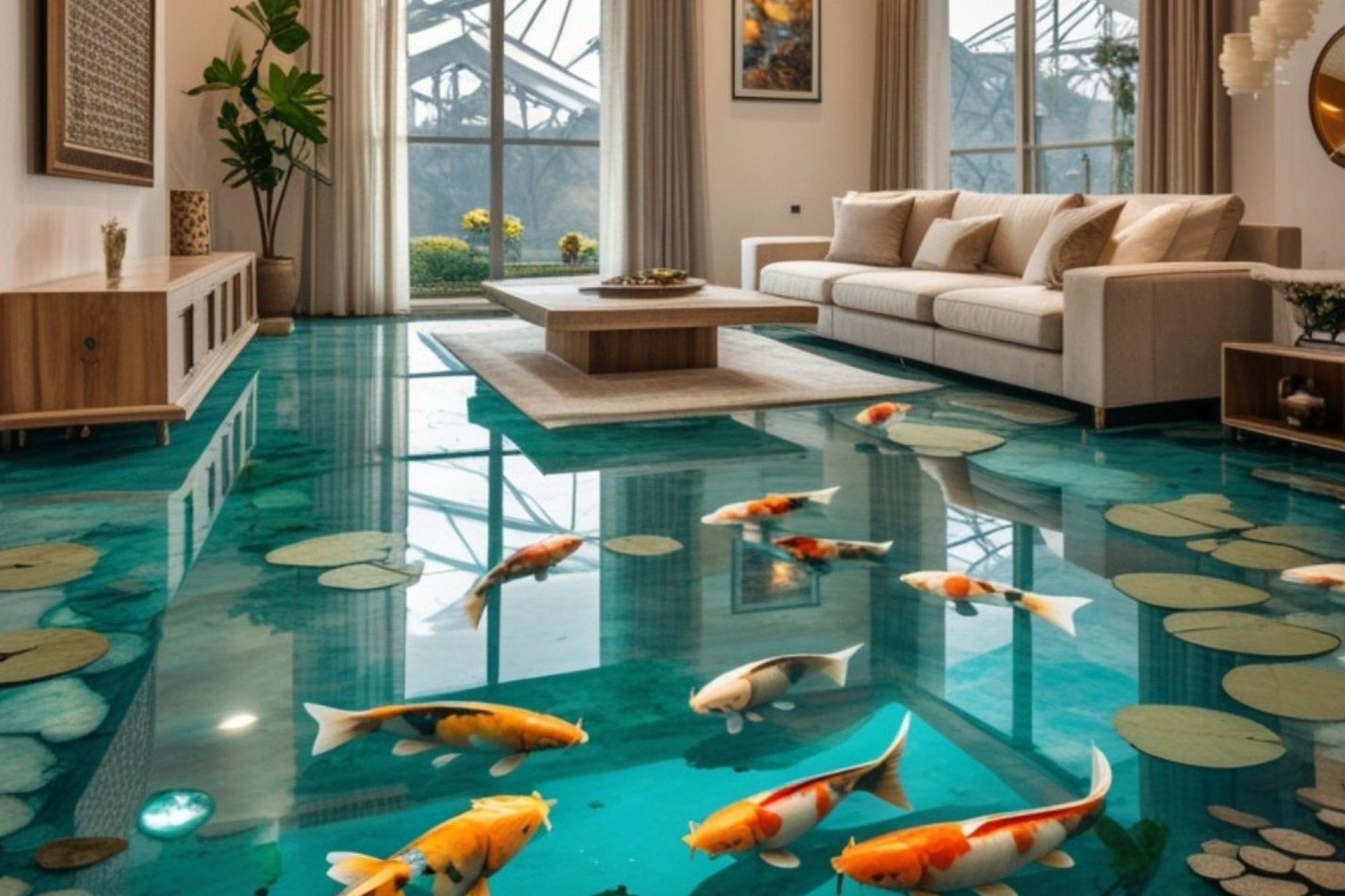 Epoxy floor