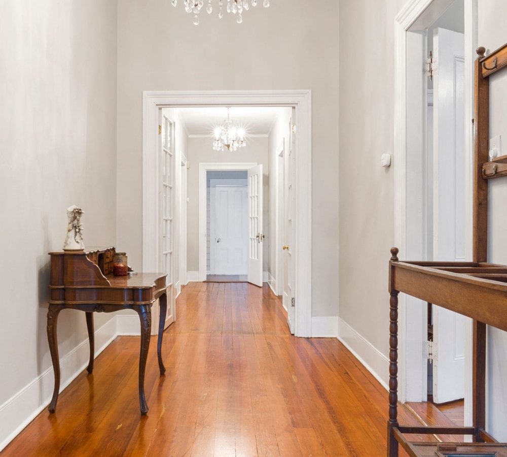 Epoxy flooring interior
