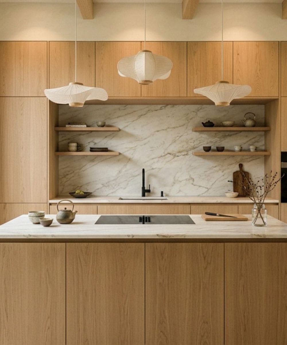 front of kitchen